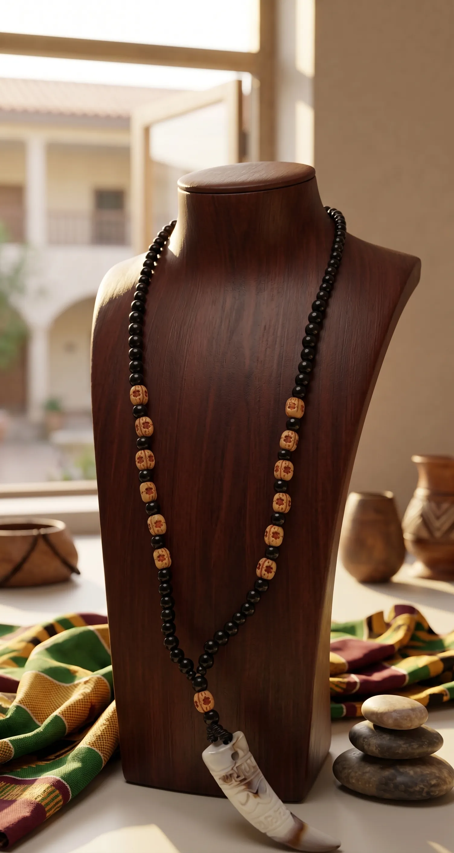 African Bone Necklace